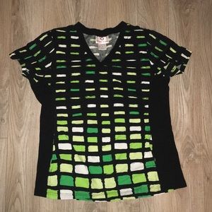 Size medium scrub top